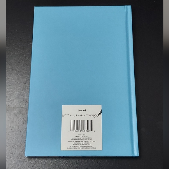 Marbled Blue and White 'Thoughts' Journal - Picture 2 of 4